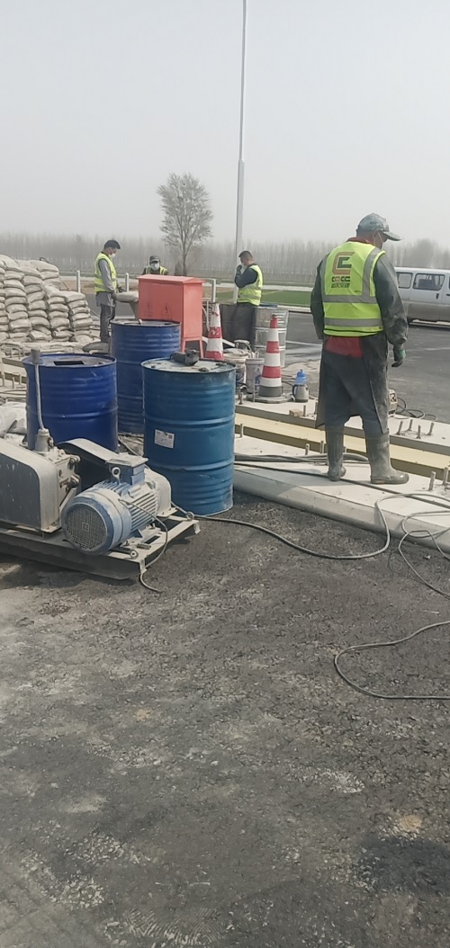 沙河公路路基回填土压密注浆